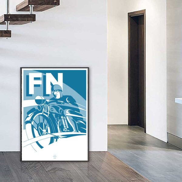 Affiche FN Herstal - Pilote Bleu – Image 2