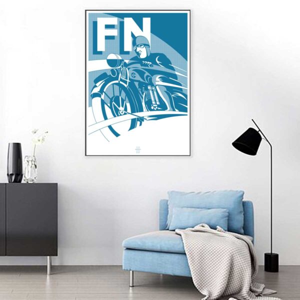Affiche FN Herstal - Pilote Bleu – Image 3