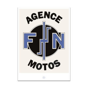 Affiche FN Herstal - Agence Motos FN