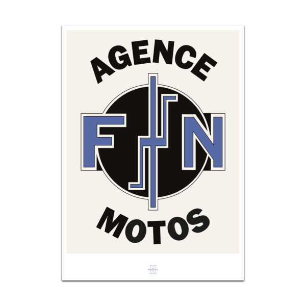 Affiche FN Herstal - Agence Motos FN