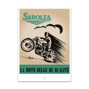 Affiche Saroléa - La moto belge de qualité