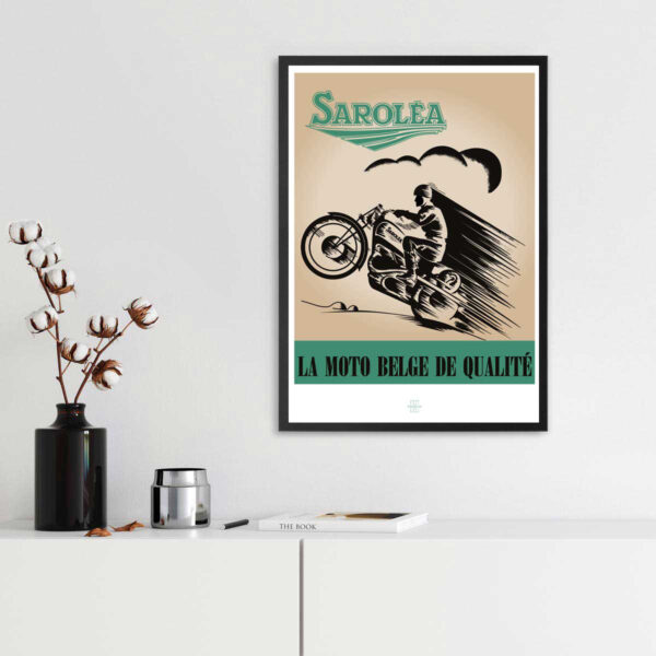 Affiche Saroléa - La moto belge de qualité – Image 3
